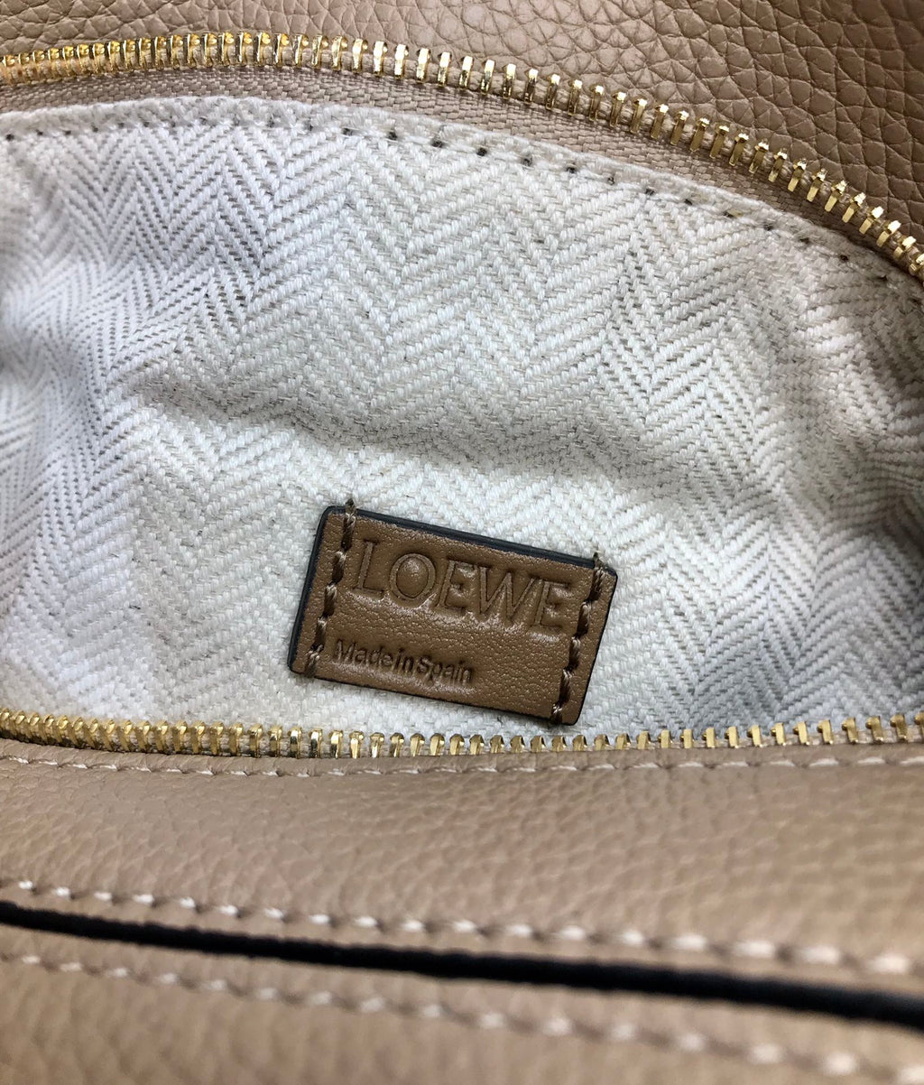 Loewe Mini 18 Puzzle Bag in Dark Khaki Green Calfskin