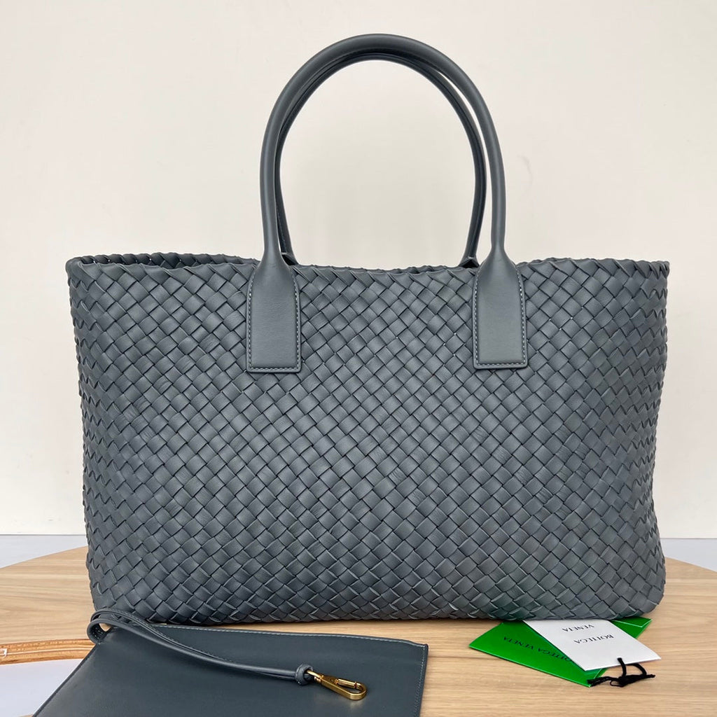 Bottega Veneta Large Cabat 51 in Onyx Black Lambskin Bag