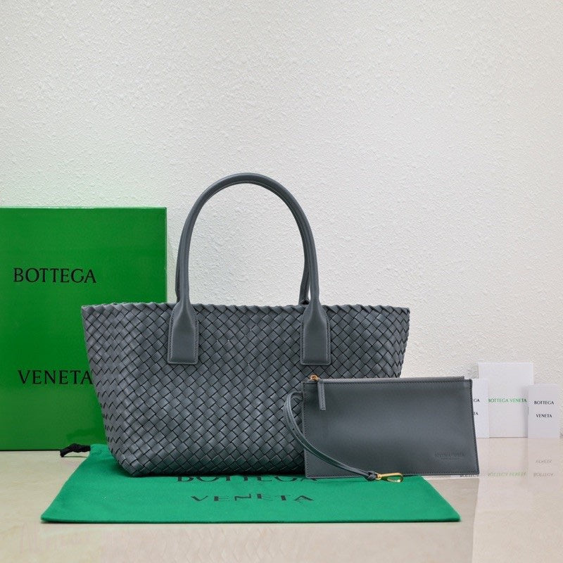 Bottega Veneta Large Cabat 45cm Baby Blue Lambskin Ghw Bag