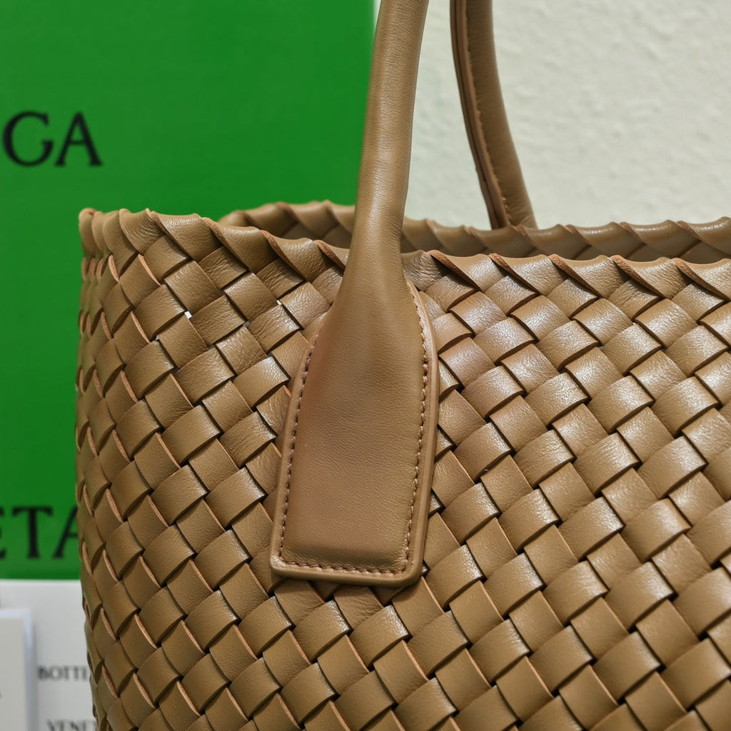 Bottega Veneta Large Cabat 45cm Brown Lambskin Ghw Bag