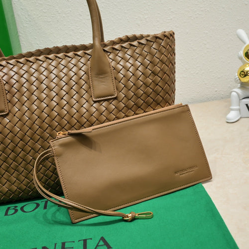 Bottega Veneta Large Cabat 45cm Brown Lambskin Ghw Bag