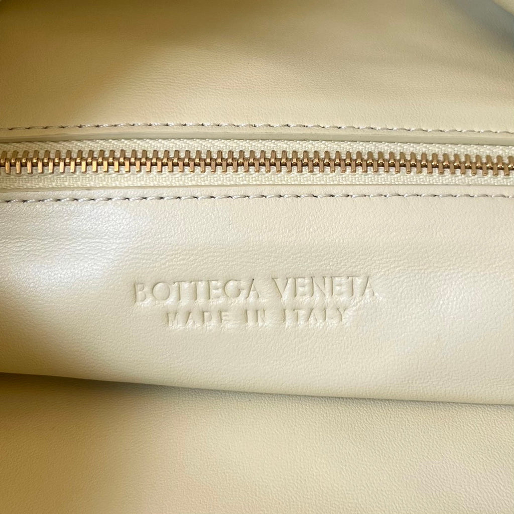 Bottega Veneta Large Hop 54 in Dark Cream Lambskin Bag