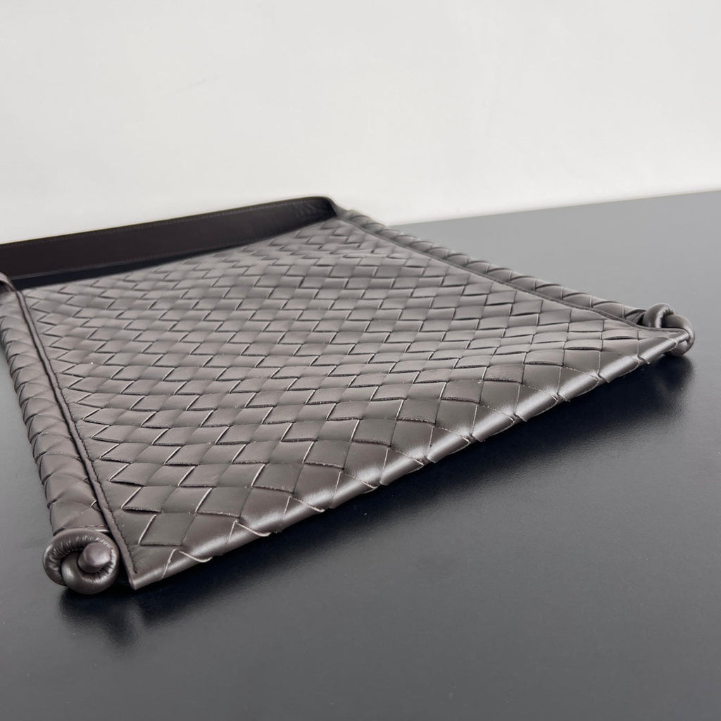 Bottega Veneta Large 35 Flat Loop in Black Calfskin Bag