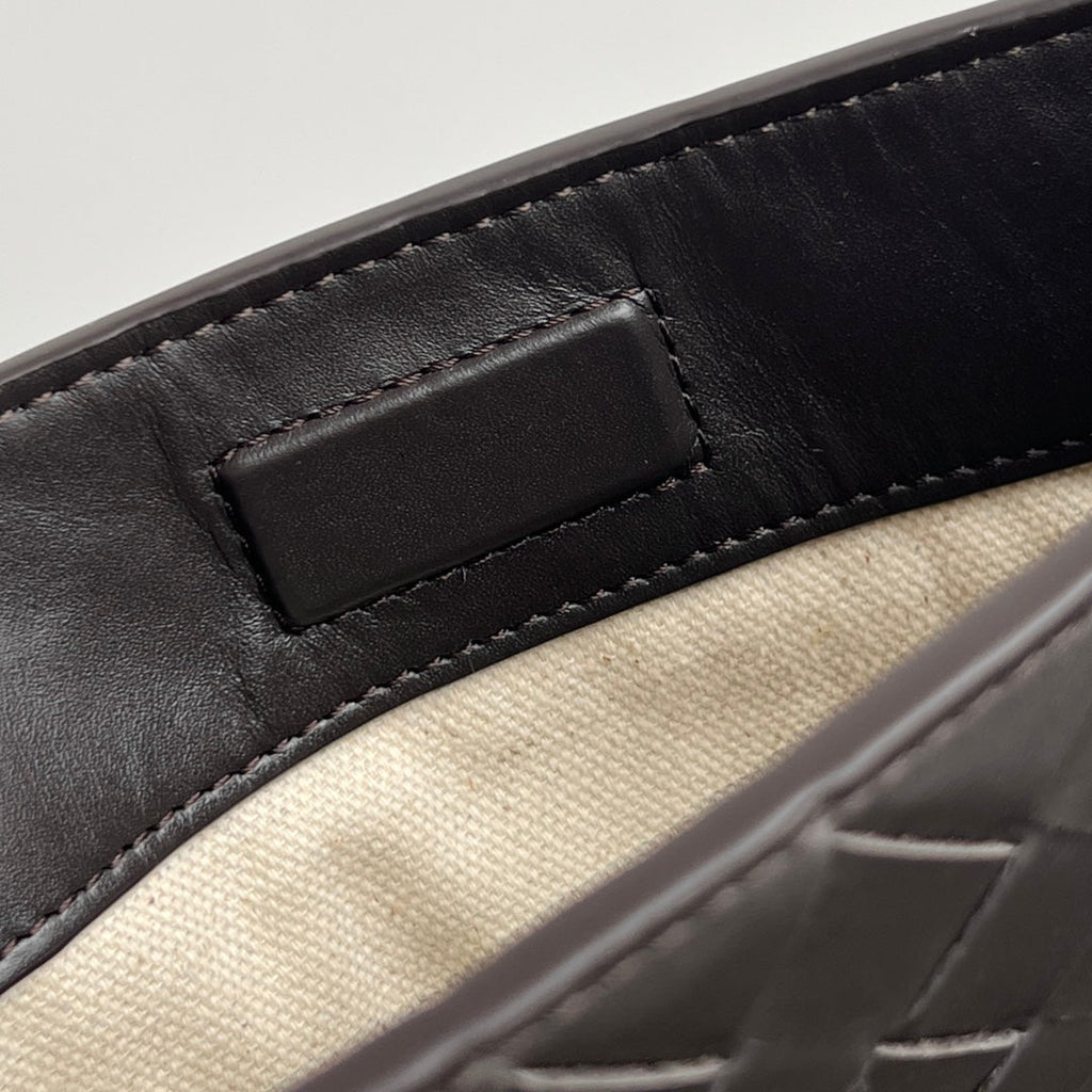 Bottega Veneta Large 35 Flat Loop in Black Calfskin Bag