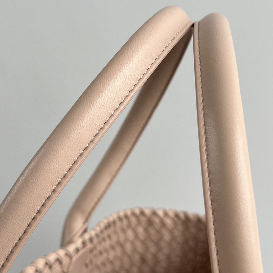 Bottega Veneta Large Cabat 51 in Almond Beige Lambskin Bag