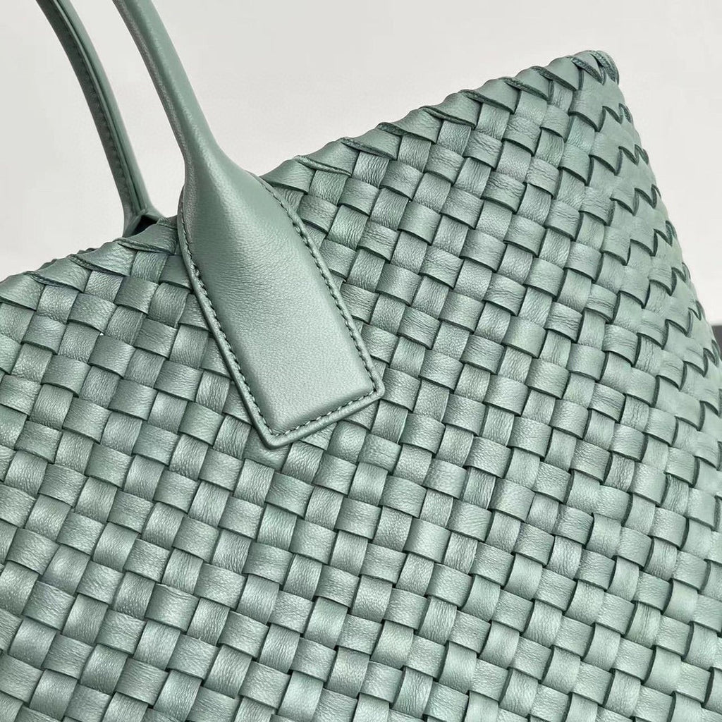 Bottega Veneta Large Cabat 51 in Xanadu Gray Lambskin Bag
