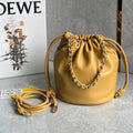 Loewe 32 Flamenco Purse Bucket in Sahara Mellow Nappa Lambskin
