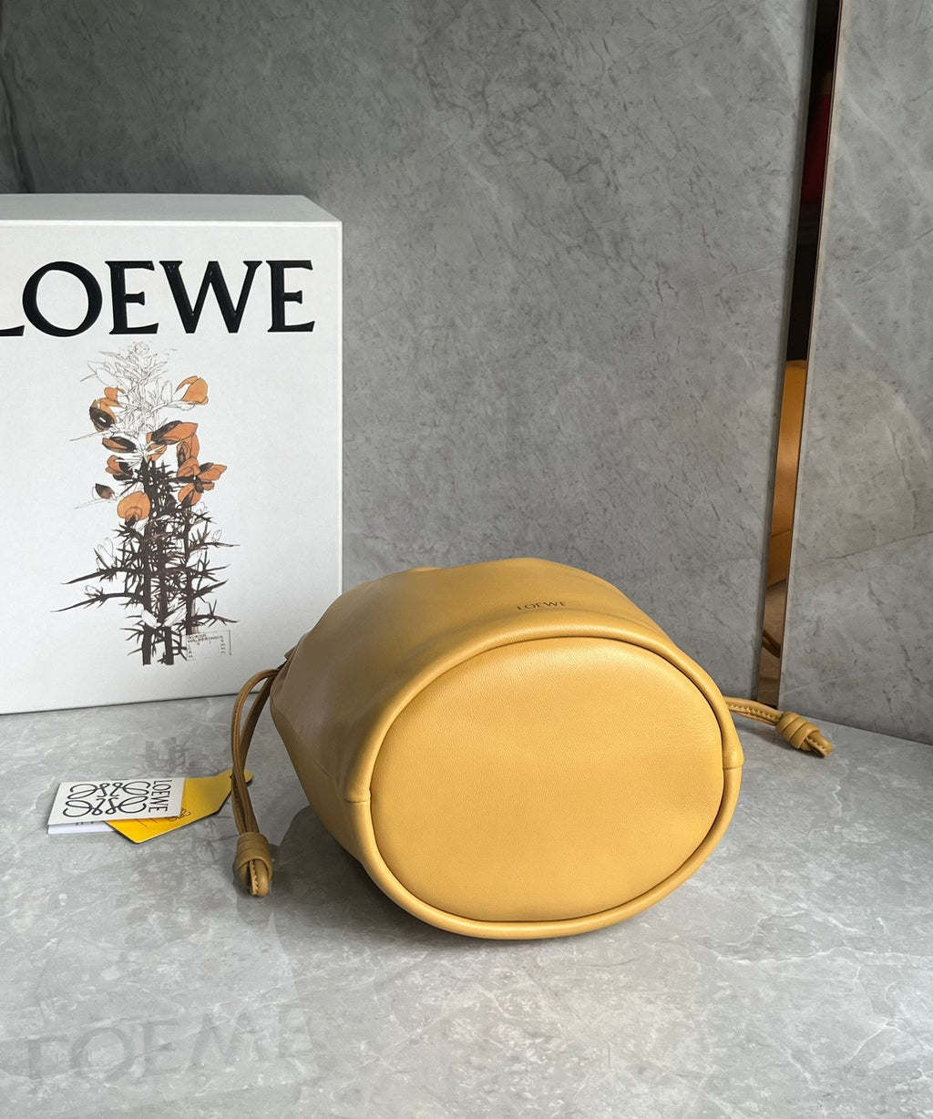 Loewe 32 Flamenco Purse Bucket in Sahara Mellow Nappa Lambskin