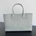 Bottega Veneta Large Cabat 51 in Rhino Gray Lambskin Bag