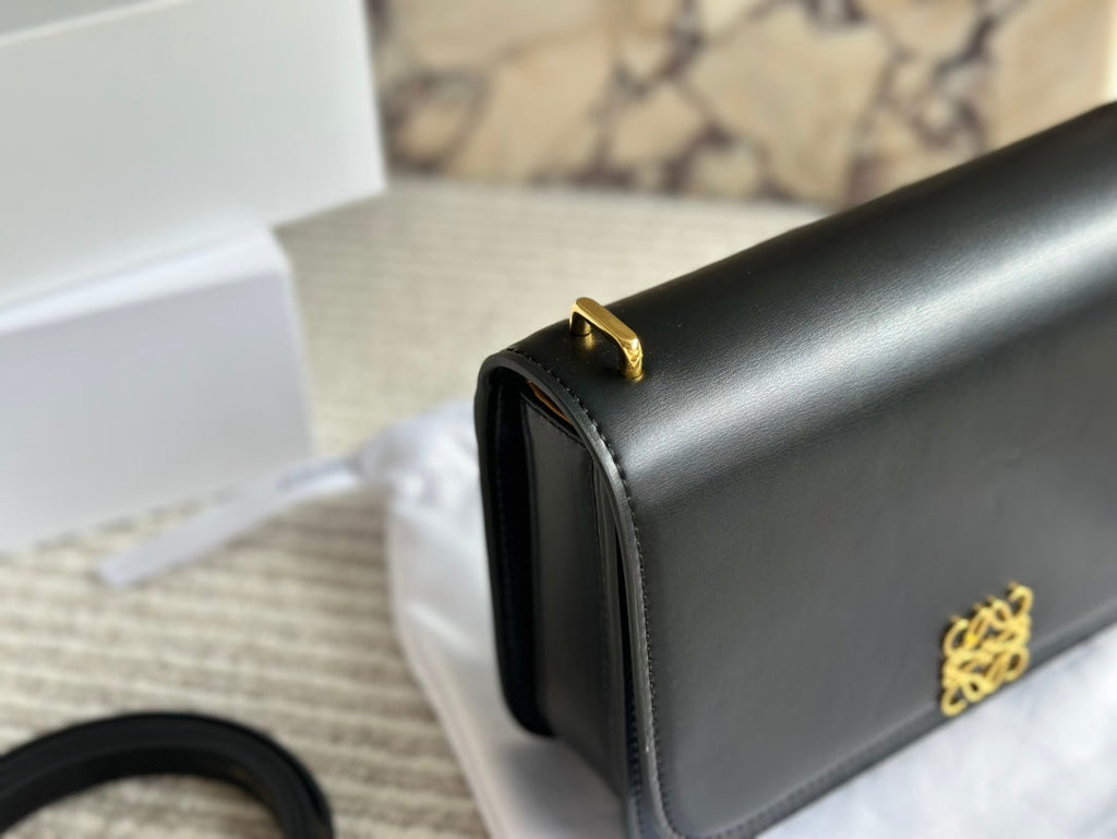 Loewe Goya Bag 23 in Black Silk Calfskin