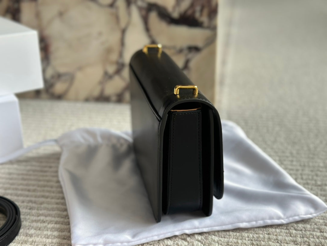 Loewe Goya Bag 23 in Black Silk Calfskin