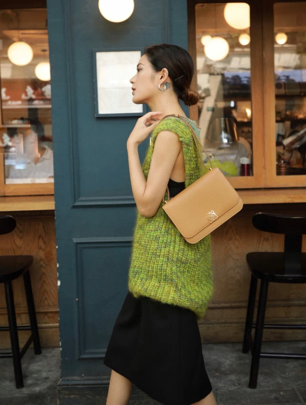 Loewe Goya Bag 23 in Copper Brown Calfskin