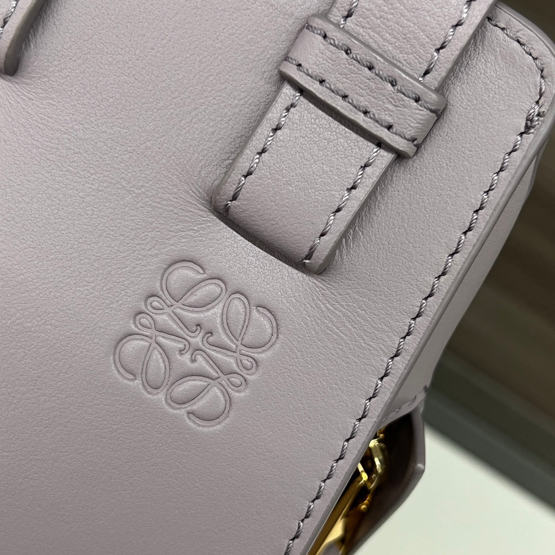 Loewe Mini 20 Hammock Bag in Dusty Pink Calfskin