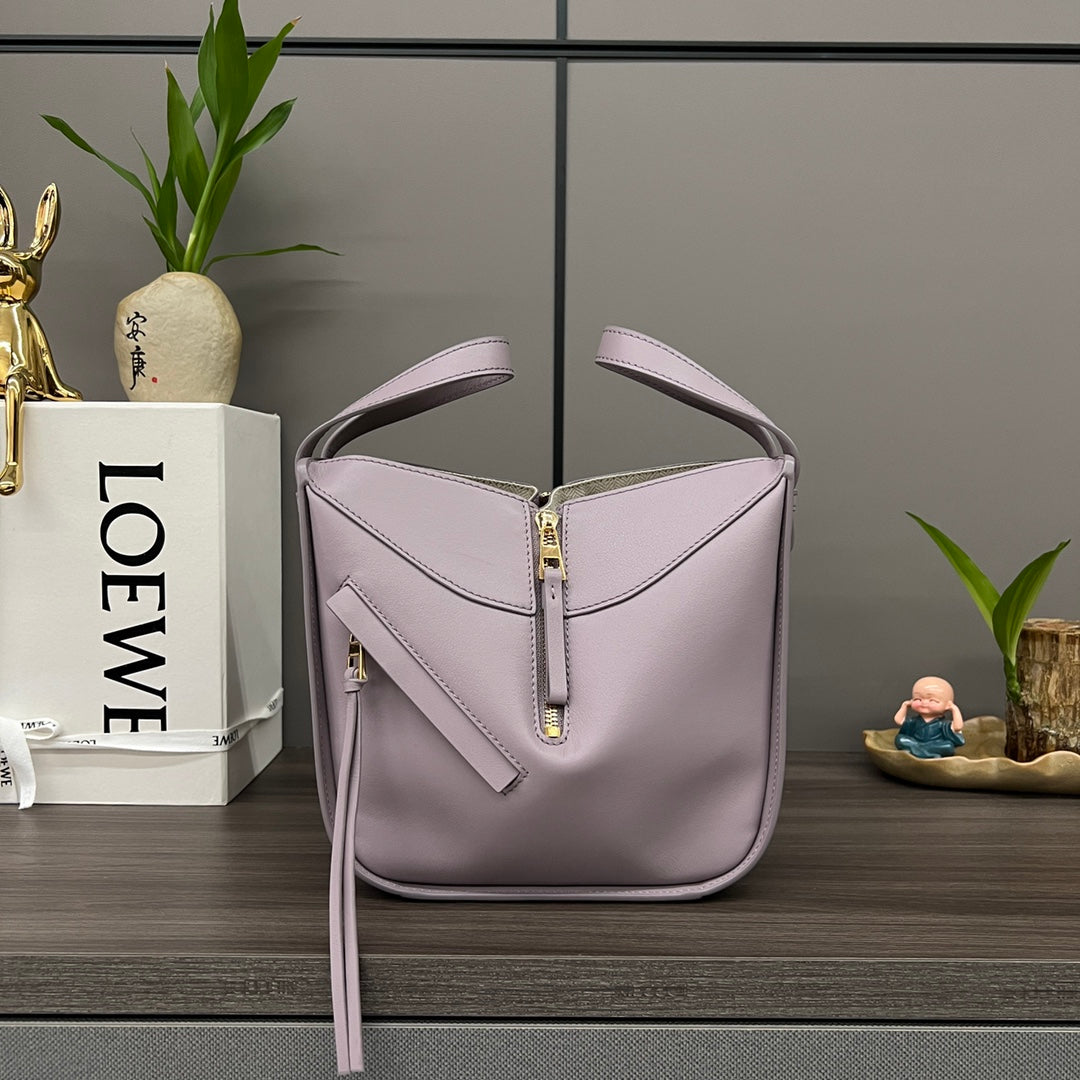 Loewe Mini 20 Hammock Bag in Dusty Pink Calfskin