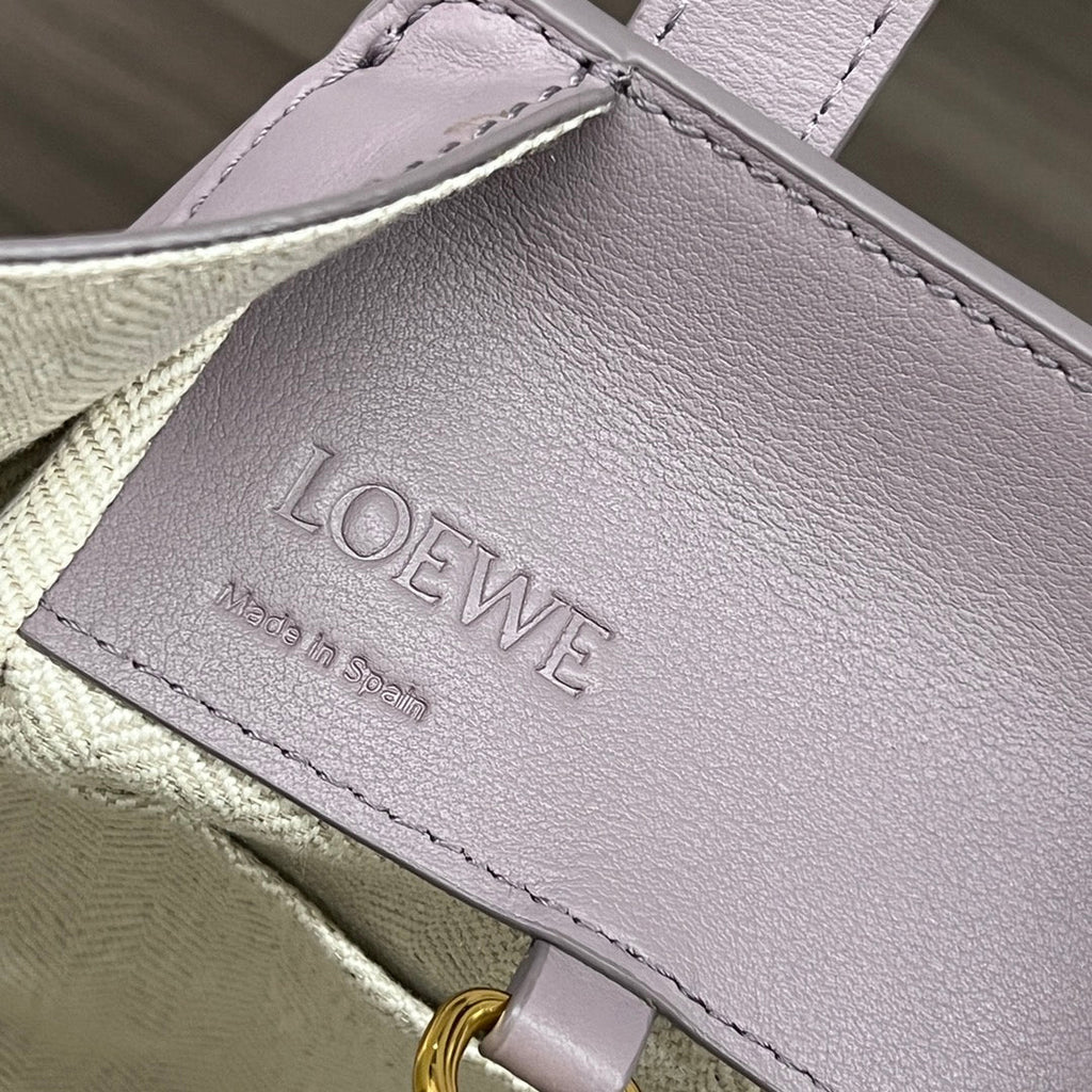 Loewe Mini 20 Hammock Bag in Dusty Pink Calfskin