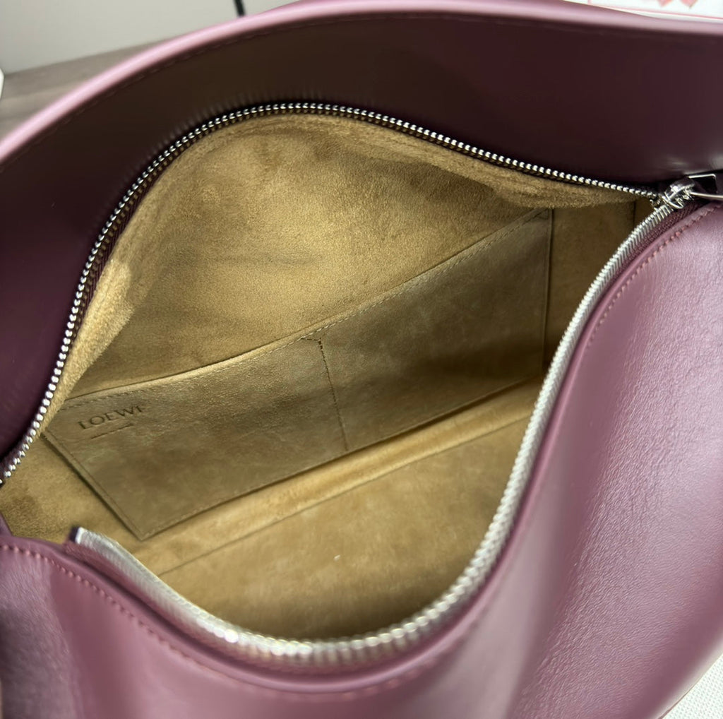 Loewe Puzzle 33 Bag in Wine Purple Calfskin