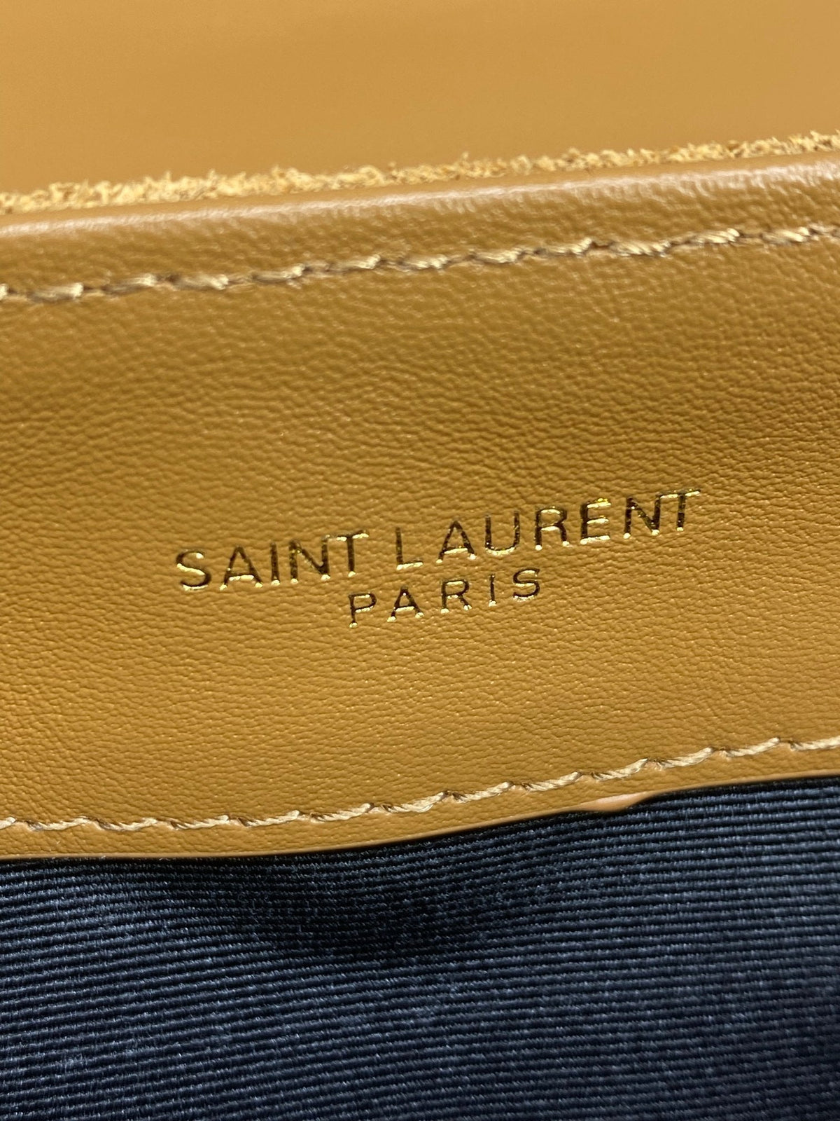 Saint Laurent Loulou Small 25 in Peanut Brown Suede Copper Hardware Bag