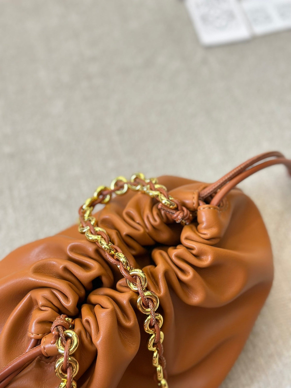 Loewe Small 23 Flamenco Purse in Warm Desert Nappa Lambskin