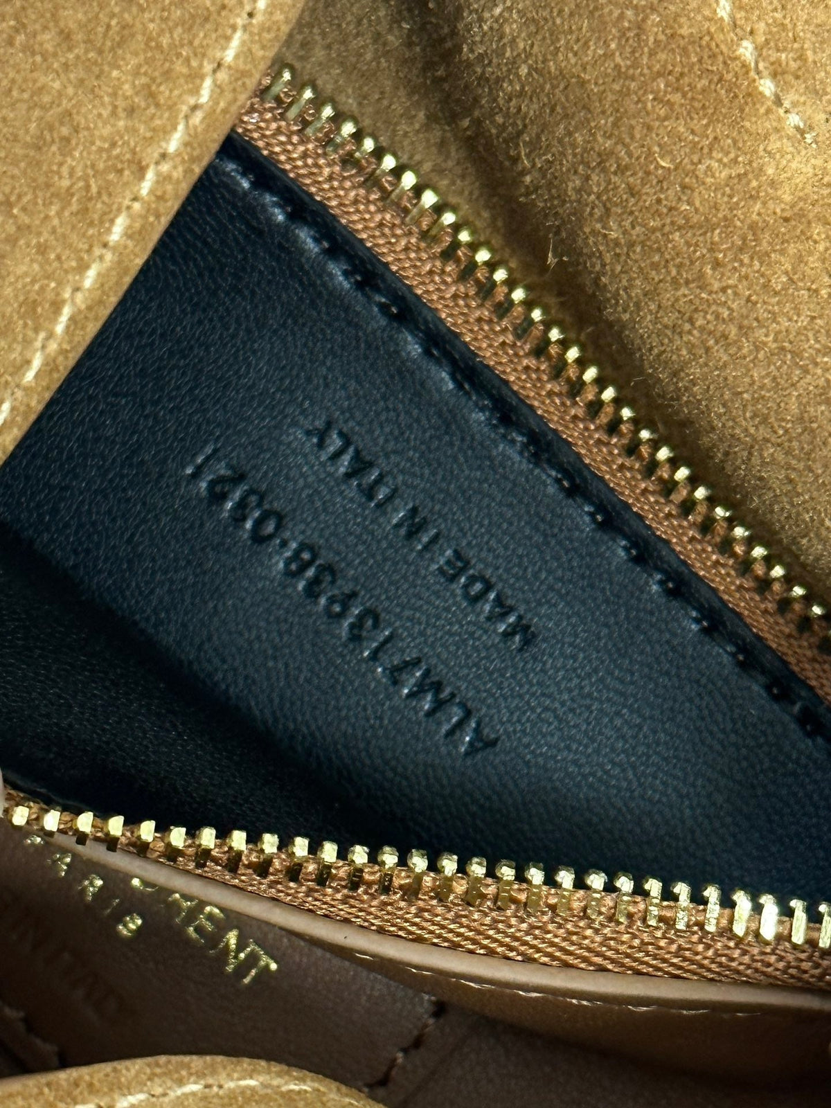 Saint Laurent Le 5 À 7 Supple Small 22 in Caramel Brown Suede Bag