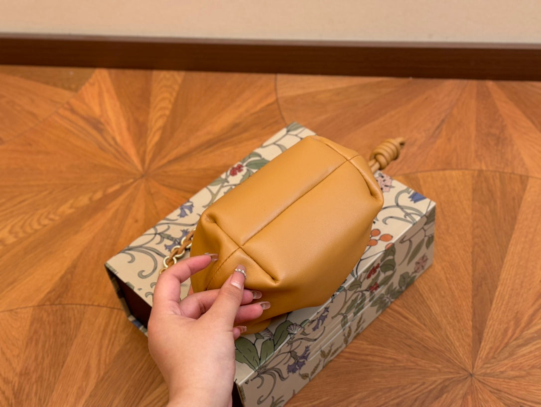 Loewe Mini 18 Flamenco Purse in Warm Desert Nappa Lambskin