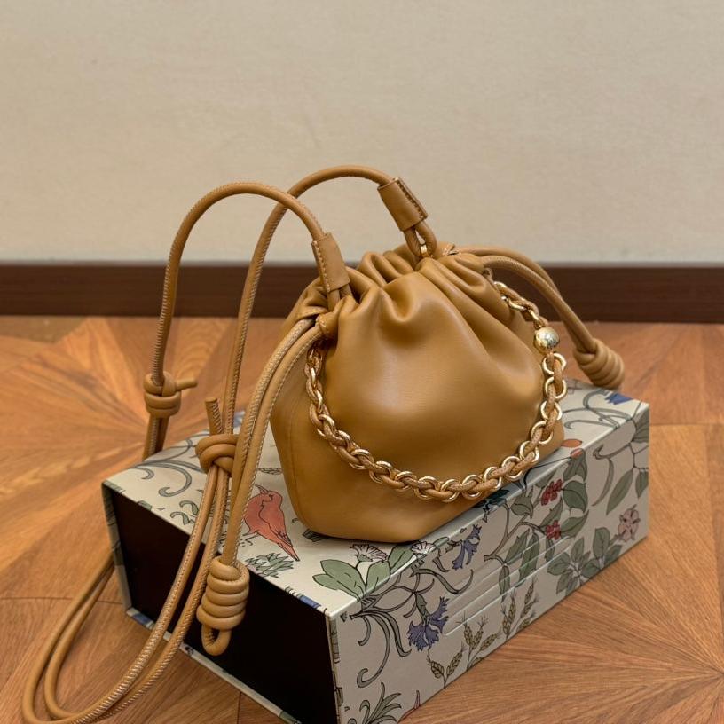 Loewe Mini 18 Flamenco Purse in Warm Desert Nappa Lambskin
