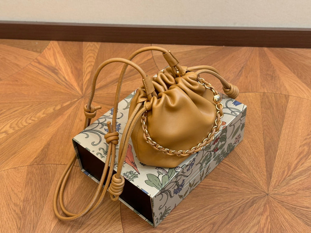Loewe Mini 18 Flamenco Purse in Warm Desert Nappa Lambskin