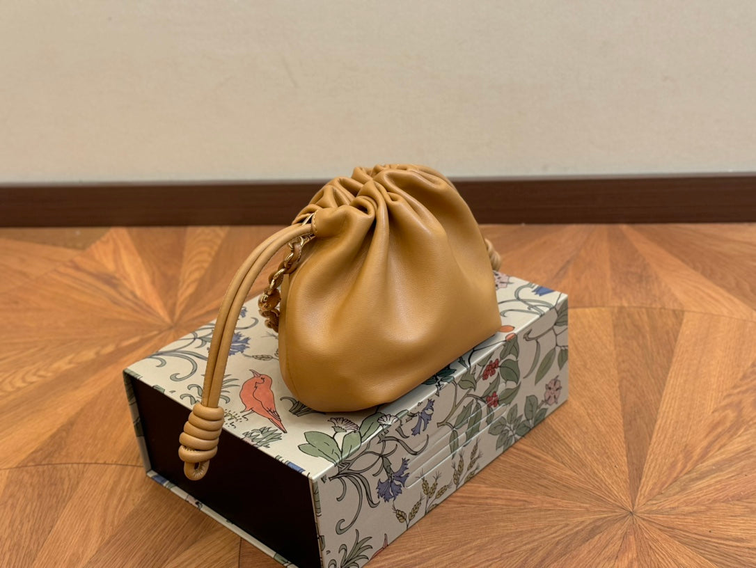 Loewe Mini 18 Flamenco Purse in Warm Desert Nappa Lambskin