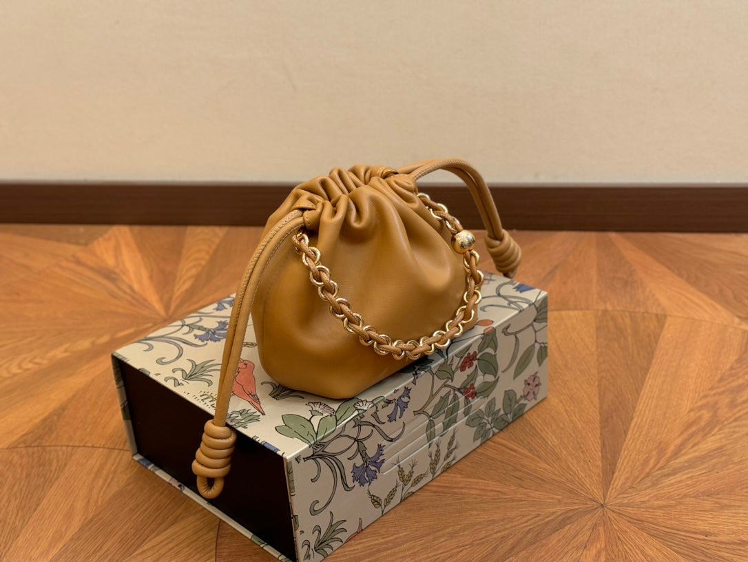 Loewe Mini 18 Flamenco Purse in Warm Desert Nappa Lambskin