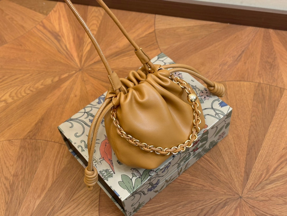 Loewe Mini 18 Flamenco Purse in Warm Desert Nappa Lambskin